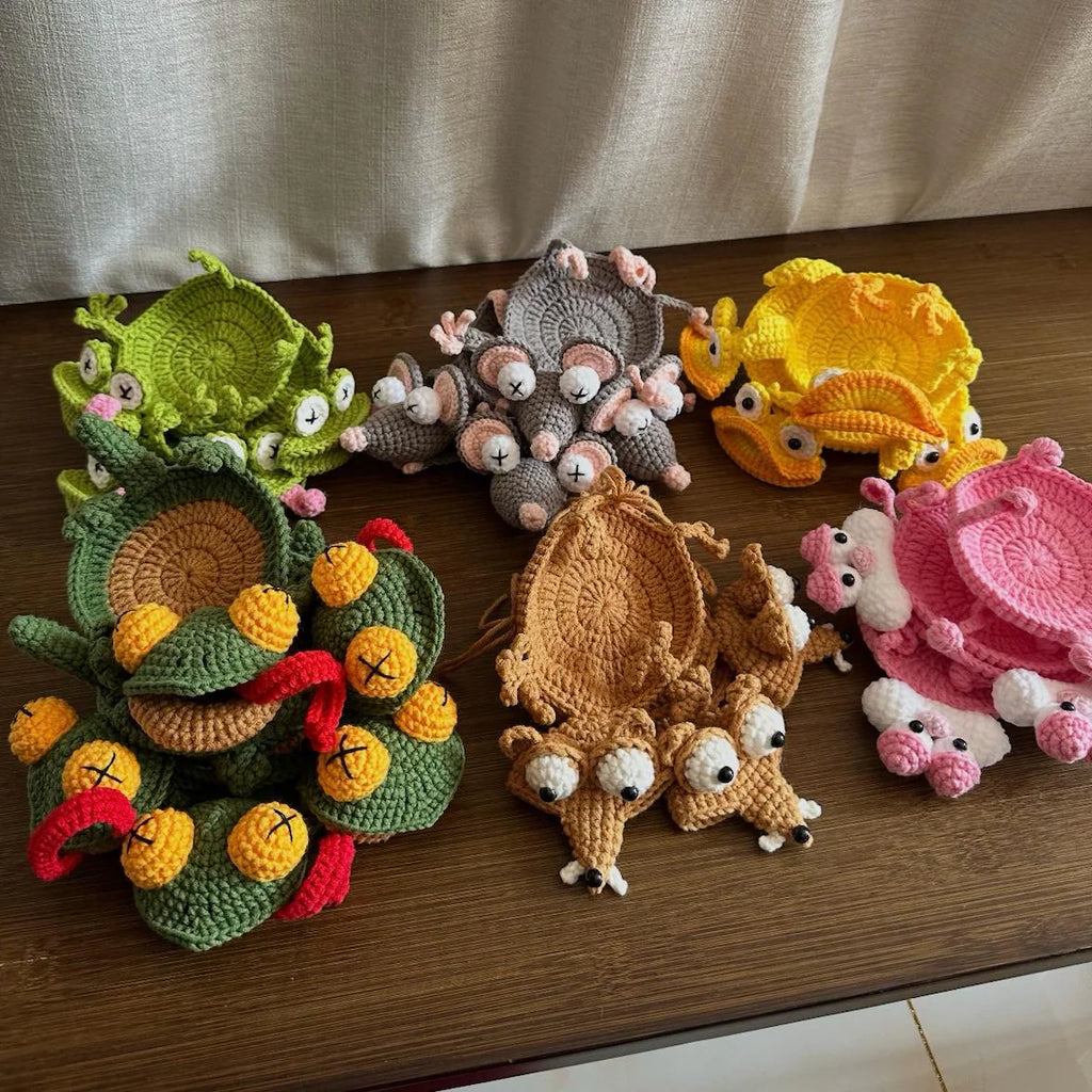 20-in-1 Animal Coaster Crochet Pattern Bundle